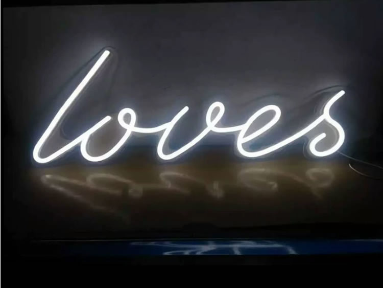 LOVES浪漫灯牌90cm暖白色插电款-图一
